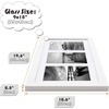 image:imageGolden State Art 11x14 White Picture FrameSolid WoodampReal GlassMat 8x10  1 Pack 11x14 Photo Frame White Mat Display for 8x10 Picture Horizontal and Vertical Wall Mounting Home Decor9x18 White  for 3 5x7