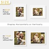 image:imageGolden State Art 11x14 White Picture FrameSolid WoodampReal GlassMat 8x10  1 Pack 11x14 Photo Frame White Mat Display for 8x10 Picture Horizontal and Vertical Wall Mounting Home Decor11x14 White  for 1 8x10
