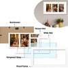 image:imageGolden State Art 11x14 White Picture FrameSolid WoodampReal GlassMat 8x10  1 Pack 11x14 Photo Frame White Mat Display for 8x10 Picture Horizontal and Vertical Wall Mounting Home Decor7x14 White  for 3 4x6