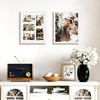 image:imageGolden State Art 11x14 White Wooden Picture Frame Displays Five 4x6 Photos  1 Pack with White MatSolid WoodTempered Glass Front Sawtooth Hangers  Wall Mounting Landscape PortraitWood  White with White Mat