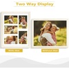 image:imageGolden State Art 11x14 White Wooden Picture Frame Displays Five 4x6 Photos  1 Pack with White MatSolid WoodTempered Glass Front Sawtooth Hangers  Wall Mounting Landscape PortraitWood  Distressed White With White Mat