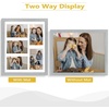image:imageGolden State Art 11x14 White Wooden Picture Frame Displays Five 4x6 Photos  1 Pack with White MatSolid WoodTempered Glass Front Sawtooth Hangers  Wall Mounting Landscape PortraitWood  Grey with White Mat