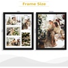image:imageGolden State Art 11x14 White Wooden Picture Frame Displays Five 4x6 Photos  1 Pack with White MatSolid WoodTempered Glass Front Sawtooth Hangers  Wall Mounting Landscape PortraitWood  Black with White Mat