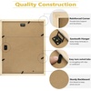 image:imageGolden State Art 11x14 White Wooden Picture Frame Displays Five 4x6 Photos  1 Pack with White MatSolid WoodTempered Glass Front Sawtooth Hangers  Wall Mounting Landscape PortraitWood  Distressed White With White Mat