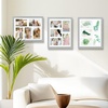 image:imageGolden State Art 11x14 White Wooden Picture Frame Displays Five 4x6 Photos  1 Pack with White MatSolid WoodTempered Glass Front Sawtooth Hangers  Wall Mounting Landscape PortraitWood  Grey with White Mat