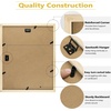 image:imageGolden State Art 11x14 White Wooden Picture Frame Displays Five 4x6 Photos  1 Pack with White MatSolid WoodTempered Glass Front Sawtooth Hangers  Wall Mounting Landscape PortraitWood  Grey with White Mat