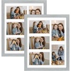 image:imageGolden State Art 11x14 White Wooden Picture Frame Displays Five 4x6 Photos  1 Pack with White MatSolid WoodTempered Glass Front Sawtooth Hangers  Wall Mounting Landscape PortraitWood  Grey with White Mat
