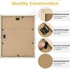 image:imageGolden State Art 11x14 White Wooden Picture Frame Displays Five 4x6 Photos  1 Pack with White MatSolid WoodTempered Glass Front Sawtooth Hangers  Wall Mounting Landscape PortraitWood  Black with White Mat
