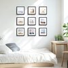 image:imageGolden State Art 12x12 Picture FrameSolid WoodampReal GlassSquare Mat 8x8  1 Pack 12x12 Black Photo Frame with Tempered Glass White Mat Display for 8x8 Picture Wall Mounting Home DecorBlack