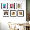 image:imageGolden State Art 12x12 Picture FrameSolid WoodampReal GlassSquare Mat 8x8  1 Pack 12x12 Black Photo Frame with Tempered Glass White Mat Display for 8x8 Picture Wall Mounting Home DecorBlack