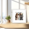 image:imageGolden State Art 12x12 Picture FrameSolid WoodampReal GlassSquare Mat 8x8  1 Pack 12x12 Black Photo Frame with Tempered Glass White Mat Display for 8x8 Picture Wall Mounting Home DecorWhite