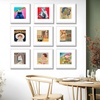 image:imageGolden State Art 12x12 Picture FrameSolid WoodampReal GlassSquare Mat 8x8  1 Pack 12x12 Black Photo Frame with Tempered Glass White Mat Display for 8x8 Picture Wall Mounting Home DecorWhite