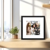 image:imageGolden State Art 12x12 Picture FrameSolid WoodampReal GlassSquare Mat 8x8  1 Pack 12x12 Black Photo Frame with Tempered Glass White Mat Display for 8x8 Picture Wall Mounting Home DecorBlack