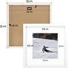 image:imageGolden State Art 12x12 Solid Wood Picture FrameReal GlassMat 8x8White  1 Pack 12x12 Square Photo Frame with Tempered Glass White Mat Display for 8x8 Picture Wall Mounting Home DecorWhite