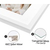image:imageGolden State Art 12x12 Solid Wood Picture FrameReal GlassMat 8x8White  1 Pack 12x12 Square Photo Frame with Tempered Glass White Mat Display for 8x8 Picture Wall Mounting Home DecorWhite