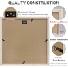 image:imageGolden State Art 12x12 Solid Wood Picture FrameReal GlassMat 8x8White  1 Pack 12x12 Square Photo Frame with Tempered Glass White Mat Display for 8x8 Picture Wall Mounting Home DecorWhite
