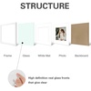 image:imageGolden State Art 12x12 Solid Wood Picture FrameReal GlassMat 8x8White  1 Pack 12x12 Square Photo Frame with Tempered Glass White Mat Display for 8x8 Picture Wall Mounting Home DecorWhite