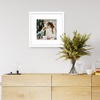 image:imageGolden State Art 12x12 Solid Wood Picture FrameReal GlassMat 8x8White  1 Pack 12x12 Square Photo Frame with Tempered Glass White Mat Display for 8x8 Picture Wall Mounting Home DecorWhite