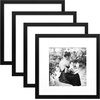 image:imageGolden State Art 12x12 Solid Wood Picture FrameReal GlassMat 8x8White  1 Pack 12x12 Square Photo Frame with Tempered Glass White Mat Display for 8x8 Picture Wall Mounting Home DecorBlack