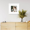 image:imageGolden State Art 12x12 Solid Wood Picture FrameReal GlassMat 8x8White  1 Pack 12x12 Square Photo Frame with Tempered Glass White Mat Display for 8x8 Picture Wall Mounting Home DecorWhite