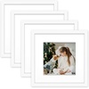 image:imageGolden State Art 12x12 Solid Wood Picture FrameReal GlassMat 8x8White  1 Pack 12x12 Square Photo Frame with Tempered Glass White Mat Display for 8x8 Picture Wall Mounting Home DecorWhite