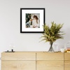 image:imageGolden State Art 12x12 Solid Wood Picture FrameReal GlassMat 8x8White  1 Pack 12x12 Square Photo Frame with Tempered Glass White Mat Display for 8x8 Picture Wall Mounting Home DecorBlack