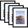 image:imageGolden State Art 12x16 Picture FrameSolid WoodampReal GlassMat 8x12Black  1 Pack 12x16 Photo Frame White Mat Display for 8x12 Picture Horizontal and Vertical Wall MountingBlack