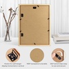 image:imageGolden State Art 12x16 Picture FrameSolid WoodampReal GlassMat 8x12Black  1 Pack 12x16 Photo Frame White Mat Display for 8x12 Picture Horizontal and Vertical Wall MountingBrown