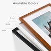 image:imageGolden State Art 12x16 Picture FrameSolid WoodampReal GlassMat 8x12Black  1 Pack 12x16 Photo Frame White Mat Display for 8x12 Picture Horizontal and Vertical Wall MountingWhite