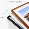 image:imageGolden State Art 12x16 Picture FrameSolid WoodampReal GlassMat 8x12Black  1 Pack 12x16 Photo Frame White Mat Display for 8x12 Picture Horizontal and Vertical Wall MountingBlack