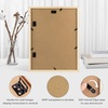 image:imageGolden State Art 12x16 Picture FrameSolid WoodampReal GlassMat 8x12Black  1 Pack 12x16 Photo Frame White Mat Display for 8x12 Picture Horizontal and Vertical Wall MountingWhite