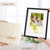 image:imageGolden State Art 12x16 Picture FrameSolid WoodampReal GlassMat 8x12Black  1 Pack 12x16 Photo Frame White Mat Display for 8x12 Picture Horizontal and Vertical Wall MountingBlack