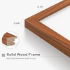 image:imageGolden State Art 12x16 Picture FrameSolid WoodampReal GlassMat 8x12Black  1 Pack 12x16 Photo Frame White Mat Display for 8x12 Picture Horizontal and Vertical Wall MountingBrown