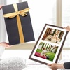 image:imageGolden State Art 12x19 Black Wood Picture Frame  Displays Two 8x10 Photos  1 PackWhite Mat IncludedSolid Wood Real Glass Sawtooth Hanger Swivel Tabs  Wall Mounting  Great for Collages WeddingsDistressed Brown