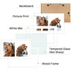 image:imageGolden State Art 12x19 Black Wood Picture Frame  Displays Two 8x10 Photos  1 PackWhite Mat IncludedSolid Wood Real Glass Sawtooth Hanger Swivel Tabs  Wall Mounting  Great for Collages WeddingsWhite