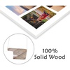image:imageGolden State Art 12x24 Black Wood Picture Frame  Black Mat for 8x10 and 5x7 Photos  Real Glass Sawtooth Hanger Swivel Tabs  Wall Mounting  Great for Posters Weddings and EngagementsWhiteWhite Mat8P