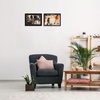 image:imageGolden State Art 12x24 Black Wood Picture Frame  Black Mat for 8x10 and 5x7 Photos  Real Glass Sawtooth Hanger Swivel Tabs  Wall Mounting  Great for Posters Weddings and EngagementsBlackBlack Mat1P