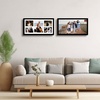 image:imageGolden State Art 12x24 Black Wood Picture Frame  Black Mat for 8x10 and 5x7 Photos  Real Glass Sawtooth Hanger Swivel Tabs  Wall Mounting  Great for Posters Weddings and EngagementsBlackWhite Mat2P