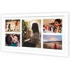 image:imageGolden State Art 12x24 Black Wood Picture Frame  Black Mat for 8x10 and 5x7 Photos  Real Glass Sawtooth Hanger Swivel Tabs  Wall Mounting  Great for Posters Weddings and EngagementsWhiteWhite Mat6P