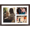 image:imageGolden State Art 12x24 Black Wood Picture Frame  Black Mat for 8x10 and 5x7 Photos  Real Glass Sawtooth Hanger Swivel Tabs  Wall Mounting  Great for Posters Weddings and EngagementsDark BrownWhite Mat1P