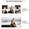 image:imageGolden State Art 12x24 Black Wood Picture Frame  Black Mat for 8x10 and 5x7 Photos  Real Glass Sawtooth Hanger Swivel Tabs  Wall Mounting  Great for Posters Weddings and EngagementsWhiteWhite Mat2P