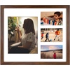 image:imageGolden State Art 12x24 Black Wood Picture Frame  Black Mat for 8x10 and 5x7 Photos  Real Glass Sawtooth Hanger Swivel Tabs  Wall Mounting  Great for Posters Weddings and EngagementsBrownWhite Mat1P