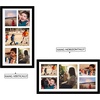 image:imageGolden State Art 12x24 Black Wood Picture Frame  Black Mat for 8x10 and 5x7 Photos  Real Glass Sawtooth Hanger Swivel Tabs  Wall Mounting  Great for Posters Weddings and EngagementsBlackWhite Mat6P