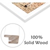 image:imageGolden State Art 12x24 Black Wood Picture Frame  Black Mat for 8x10 and 5x7 Photos  Real Glass Sawtooth Hanger Swivel Tabs  Wall Mounting  Great for Posters Weddings and EngagementsWhiteWhite Mat1P