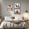 image:imageGolden State Art 12x24 Black Wood Picture Frame  Black Mat for 8x10 and 5x7 Photos  Real Glass Sawtooth Hanger Swivel Tabs  Wall Mounting  Great for Posters Weddings and EngagementsBrownWhite Mat1P