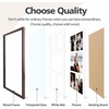 image:imageGolden State Art 12x24 Black Wood Picture Frame  Black Mat for 8x10 and 5x7 Photos  Real Glass Sawtooth Hanger Swivel Tabs  Wall Mounting  Great for Posters Weddings and EngagementsBrownWhite Mat1P