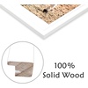 image:imageGolden State Art 12x24 Black Wood Picture Frame  Black Mat for 8x10 and 5x7 Photos  Real Glass Sawtooth Hanger Swivel Tabs  Wall Mounting  Great for Posters Weddings and EngagementsWhiteWhite Mat8P