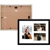 image:imageGolden State Art 12x24 Black Wood Picture Frame  Black Mat for 8x10 and 5x7 Photos  Real Glass Sawtooth Hanger Swivel Tabs  Wall Mounting  Great for Posters Weddings and EngagementsBlackWhite Mat2P