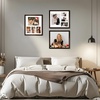 image:imageGolden State Art 12x24 Black Wood Picture Frame  Black Mat for 8x10 and 5x7 Photos  Real Glass Sawtooth Hanger Swivel Tabs  Wall Mounting  Great for Posters Weddings and EngagementsDark BrownWhite Mat1P