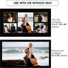 image:imageGolden State Art 12x24 Black Wood Picture Frame  Black Mat for 8x10 and 5x7 Photos  Real Glass Sawtooth Hanger Swivel Tabs  Wall Mounting  Great for Posters Weddings and EngagementsBlackBlack Mat2P